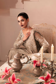 Pakistani Wedding Dress in Embellished Lehenga Style