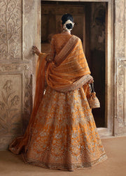 Pakistani Wedding Dress in Embroidered Lehenga Style Online