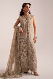 Pakistani Wedding Dress in Ivory Kameez Trouser Style