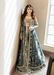 Pakistani Wedding Dress in Jacket and Sharara Style