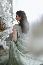 Pakistani Wedding Dress in Kameez Sharara Style