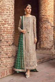 Pakistani Wedding Dress in Long Kameez Churidar Style