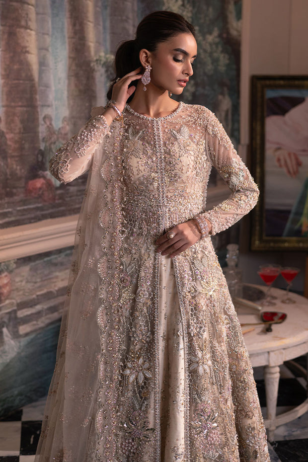 Pakistani Wedding Dress in Open Shirt and Lehenga Style Online