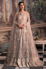 Pakistani Wedding Dress in Open Shirt and Lehenga Style