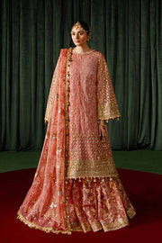 Pakistani Wedding Dress in Pink Gharara Kameez Style