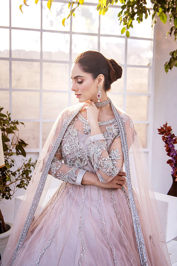 Pakistani Wedding Dress in Pink Lehenga Gown Style Online