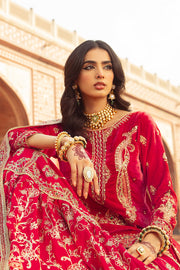 Pakistani Wedding Dress in Pink Shirt and Sharara Style Online