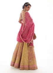 Pakistani Bridal Lehenga Rajasthani Choli Premium Bridal Dress