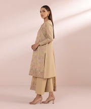 Party Dress in Salwar Suit Style Pakistani Salwar Kameez Beige Shade