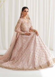 Pastel Pink Embroidered Pakistani Bridal Dress Pishwas Lehenga