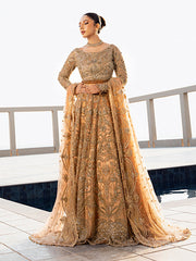 Peach Lehenga Choli Pakistani Bridal Dress in Oakland