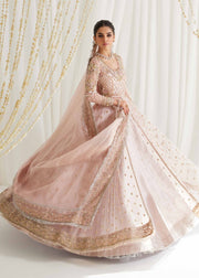 Pink Embroidered Pakistani Bridal Dress Royal Pishwas Lehenga