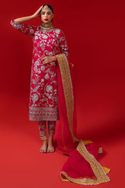 Pink Golden Salwar Kameez Pakistani Wedding Dresses 2023