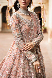 Pink Pakistani Bridal Dress in Frock and Lehenga Style Online