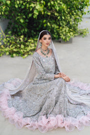 Premium Bridal Lehenga Gown Dupatta Pakistani Wedding Dress