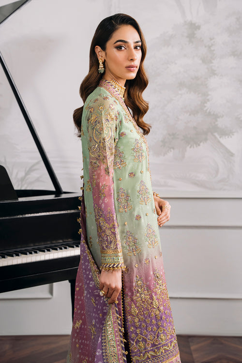 Premium Embroidered Chiffon Kameez Trouser Pakistani Party Wear