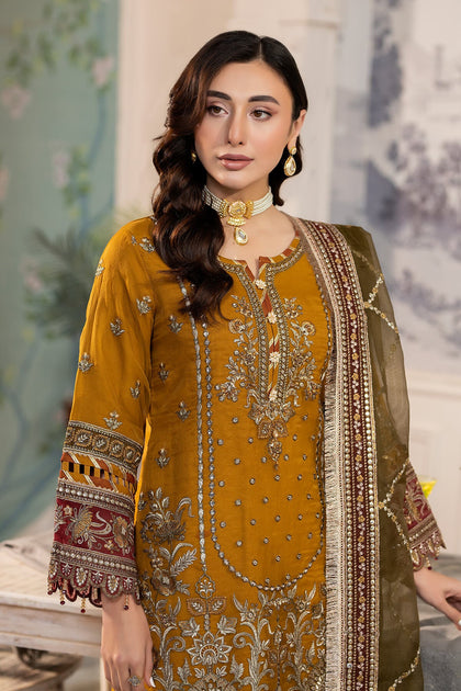 Premium Embroidered Salwar Kameez Pakistani Party Dress – Nameera by Farooq