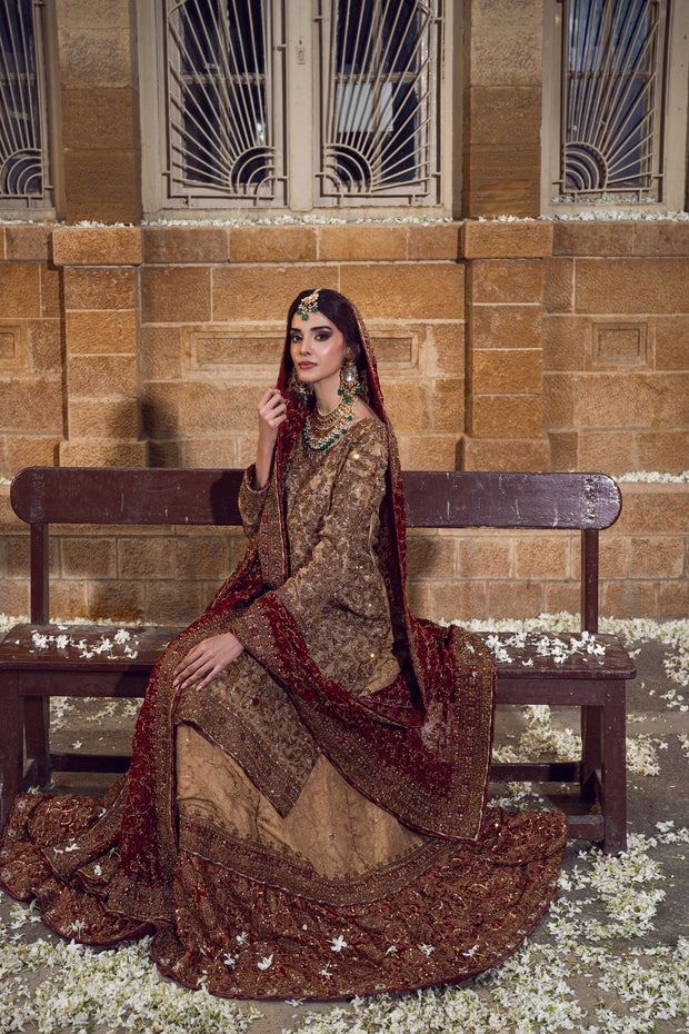 Premium Farshi Bridal Lehenga Kameez Pakistani Wedding Dress