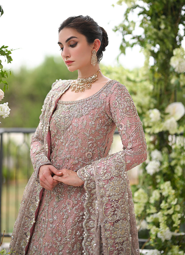 Premium Light Pink Lehenga and Kameez Pakistani Bridal Dress