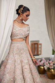 Premium Pakistani Bridal Dress in Choli Lehenga Style