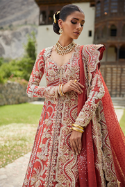 Premium Pakistani Bridal Dress in Gown Dupatta Style