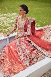 Premium Premium Pakistani Bridal Dress in Gown and Dupatta Style