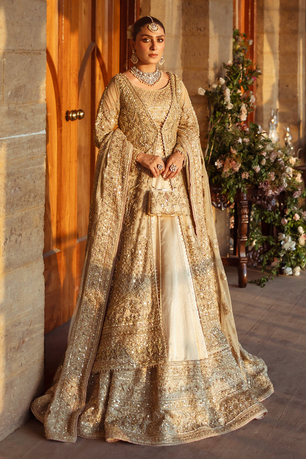 Premium Pakistani Bridal Dress in Lehenga Choli Jacket Style