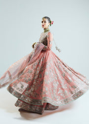 Premium Pakistani Bridal Dress in Pishwas and Sharara Style