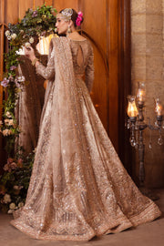 Premium Pakistani Bridal Dress in Tissue Choli Lehenga Style