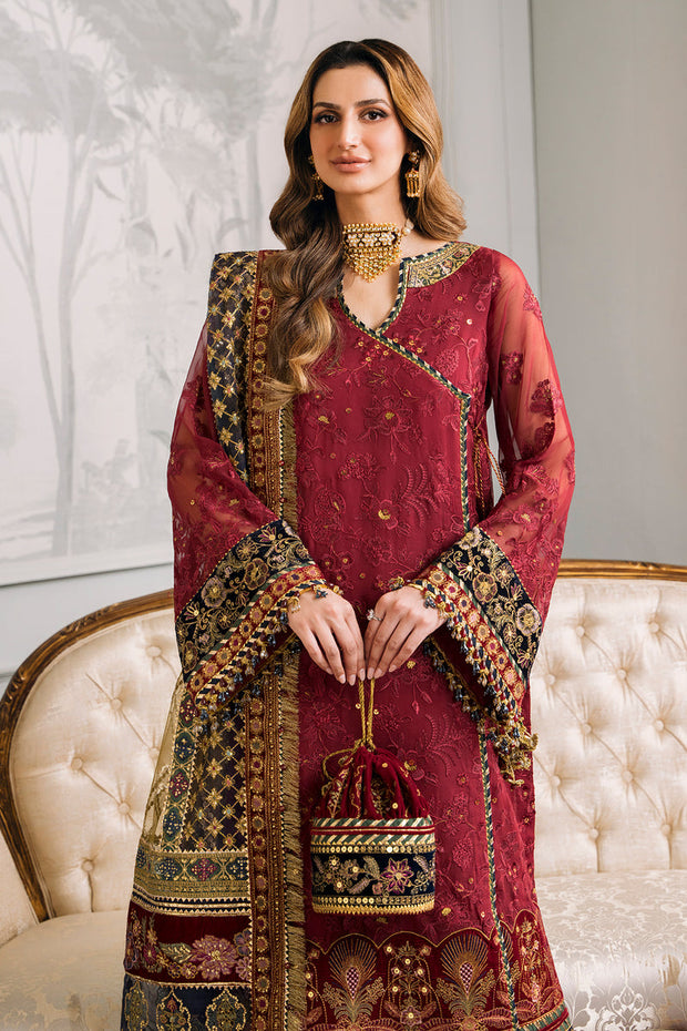 Premium Pakistani Party Dress in Chiffon Kameez Trouser Style