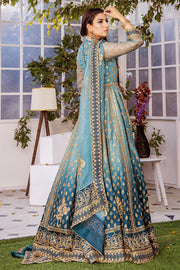 Premium Traditional Pishwas Frock with Lehenga Dupatta Dress