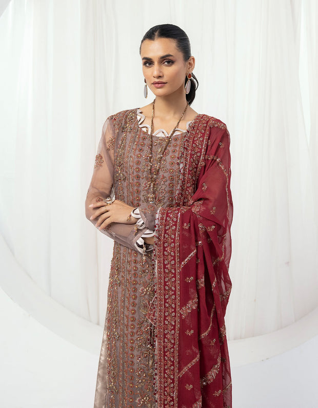 Purple Embellished Pakistani Salwar Kameez