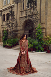 Red Bridal Lehenga and Kameez Pakistani Wedding Dress Online