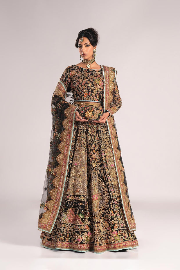 Royal Bridal Lehenga Choli Dupatta Pakistani Wedding Dress