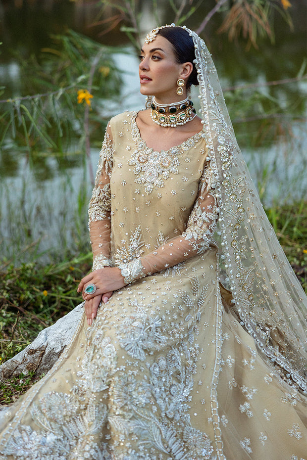 Royal Embellished Kameez and Lehenga Pakistani Bridal Dress