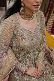 Royal Farah Talib Aziz Embellished Pakistani Wedding Dress