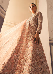 Royal Gown Lehenga and Dupatta Style Pakistani Bridal Dress