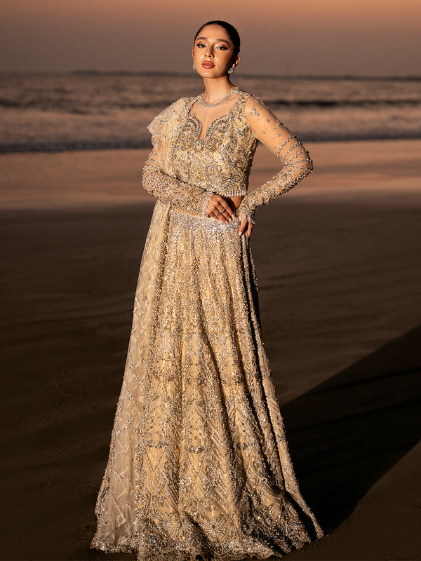 Royal Lehenga and Choli Pakistani Bridal Outfit in Oakland