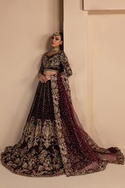 Royal Maroon Bridal Lehenga and Choli Pakistani Dress