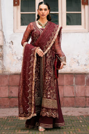 Royal Maroon Heavily Embellished Pakistani Wedding Kameez Sharara