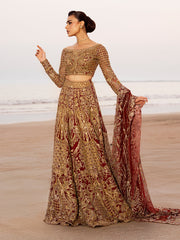 Royal Maroon Red Lehenga Pakistani Bridal Dress in Fremont