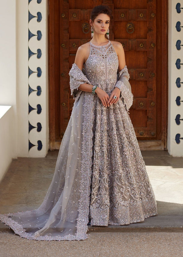 Royal Pakistani Bridal Gown and Dupatta Wedding Dress