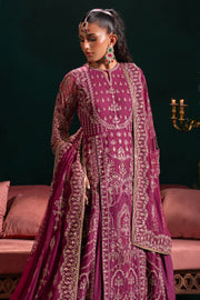 Royal Pakistani Wedding Dress Plum Shade Lehenga Shirt