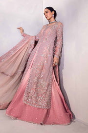 Royal Pakistani Wedding Dress in A-line Kameez Lehenga Style