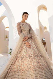 Royal Pakistani Wedding Dress in Embellished Pishwas Style