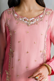 Royal Pink Kameez Trouser Dupatta Pakistani Wedding Dress