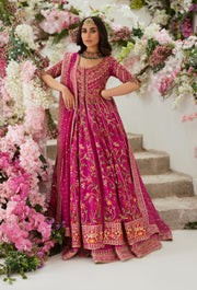 Royal Pishwas Frock Lehenga Dupatta Pakistani Wedding Dress