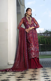 Sharara Kameez Dupatta Luxury Pakistani Wedding Dress