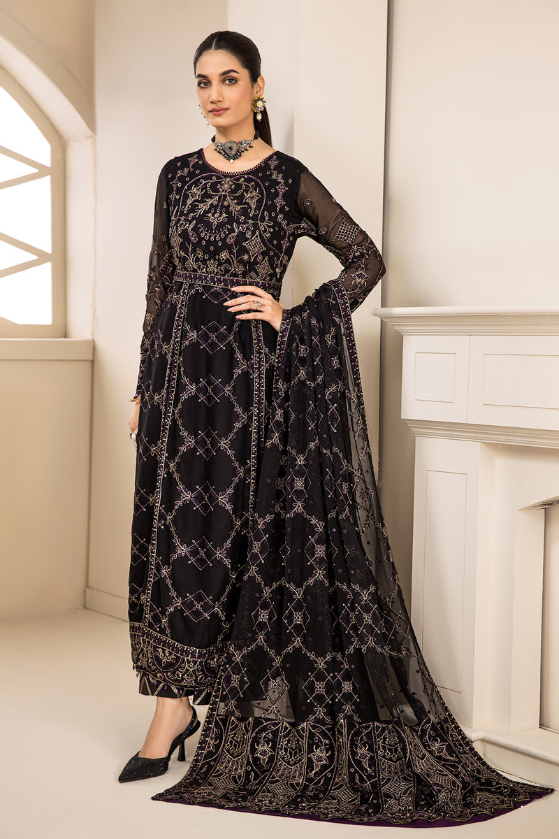 Traditional Pakistani Embroidered Long Kameez Party Dress – Nameera by ...