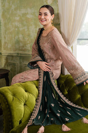 Tea Pink Embroidered Salwar Kameez Chiffon Salwar Suit